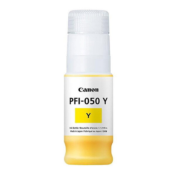 Canon originál. bottle ink PFI-050 Y, 5701C001, yellow, 70ml, žltá Canon originál. bottle ink PFI-050 Y, 5701C001, yellow, 70ml, žltá