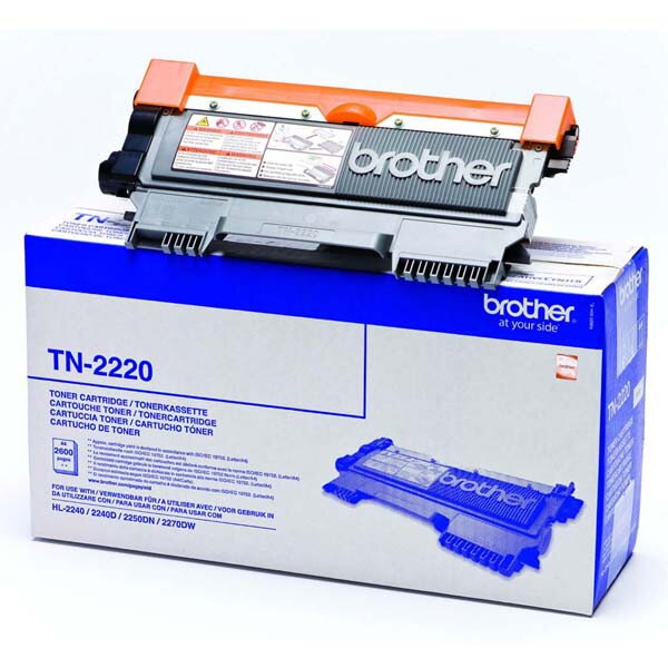 Brother originál toner TN2220, black, 2600str., Brother HL-2240D, 2250DN, O, čierna Brother originál toner TN2220, black, 2600str., Brother HL-2240D, 2250DN, O, čierna