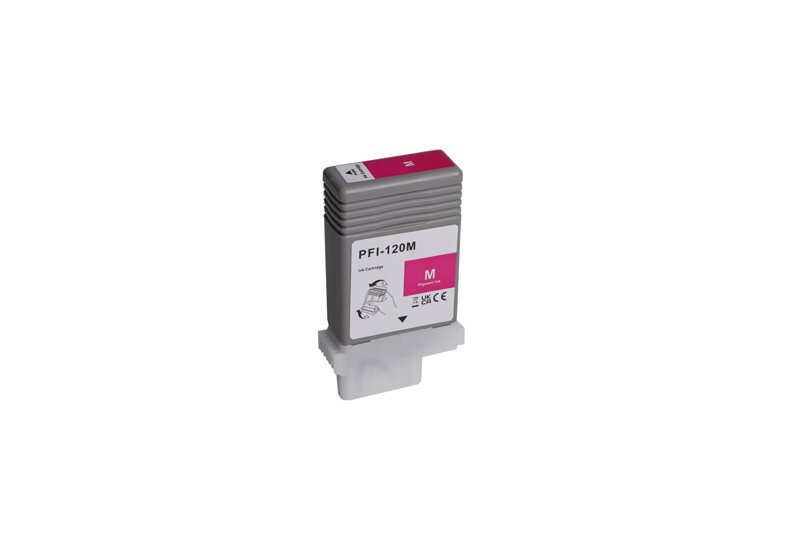 Renovovaná atramentová náplň 2887C001, PFI120M, 130ml listov pre tlačiarne Canon (ORINK BULK), purpurová