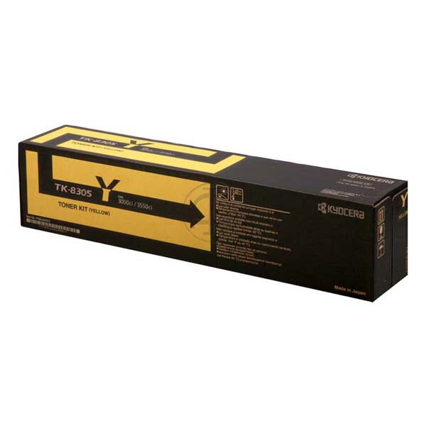 Kyocera originál toner TK8305Y, yellow, 15000str., 1T02LKANL0, Kyocera 3050Ci,3550Ci,3051ci, O, žltá