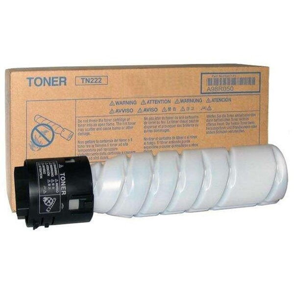 Konica Minolta originál toner TN222K, black, 24000 (2x12000)str., A98R050, Konica Minolta Bizhub C266, C306, O, čierna Konica Minolta originál toner TN222K, black, 24000 (2x12000)str., A98R050, Konica Minolta Bizhub C266, C306, O, čierna