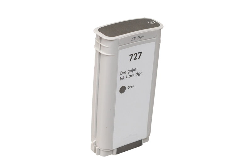 Renovovaná atramentová náplň B3P24A, no.727GY, 130ml pre tlačiarne HP (BULK), šedá