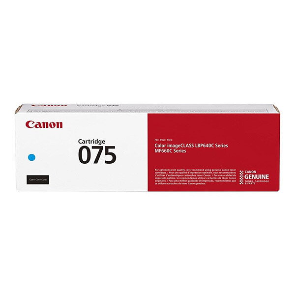 Canon originál toner 075 C, 6364C002, cyan, 1300str., azurová