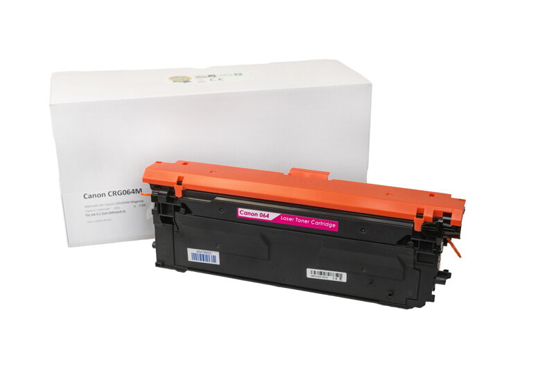 Kompatibilná tonerová náplň 4933C001, CRG064M, 5000 listov pre tlačiarne Canon (ORINK white box), purpurová