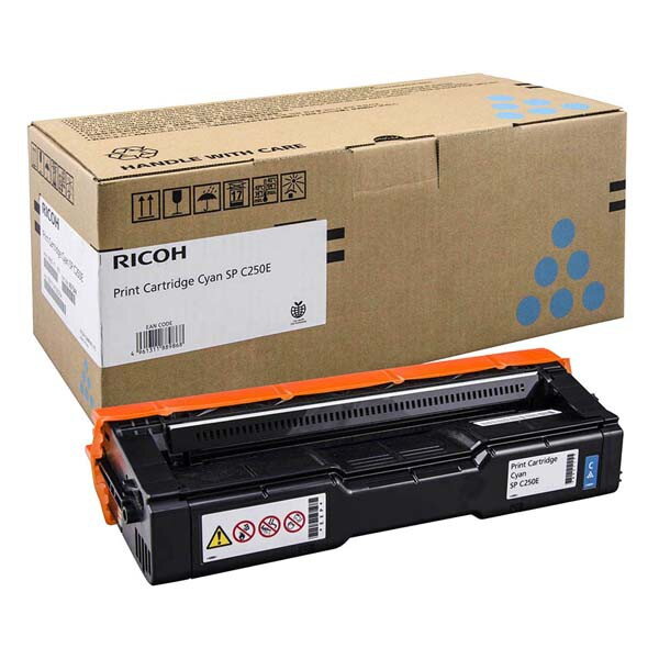 Ricoh originál toner 407544, cyan, 1600str., Ricoh SPC 250E, O, azurová