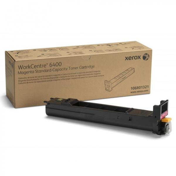Xerox originál toner 106R01321, magenta, 8000str., Xerox WorkCentre 6400, O, purpurová Xerox originál toner 106R01321, magenta, 8000str., Xerox WorkCentre 6400, O, purpurová