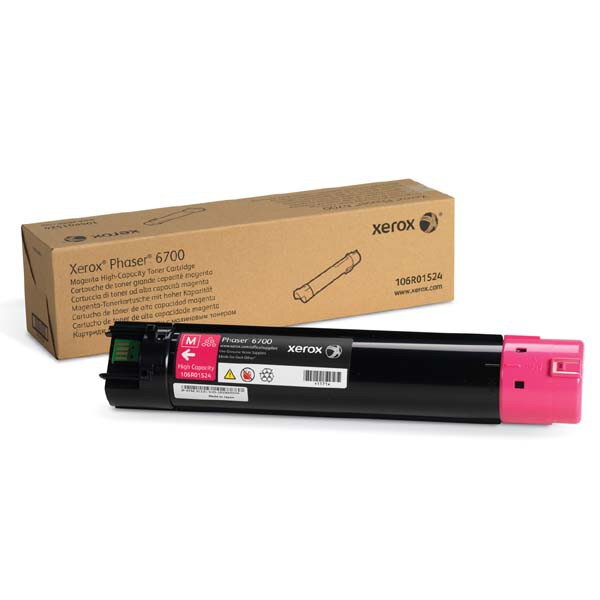 Xerox originál toner 106R01524, magenta, 12000str., Xerox Phaser 6700, O, purpurová