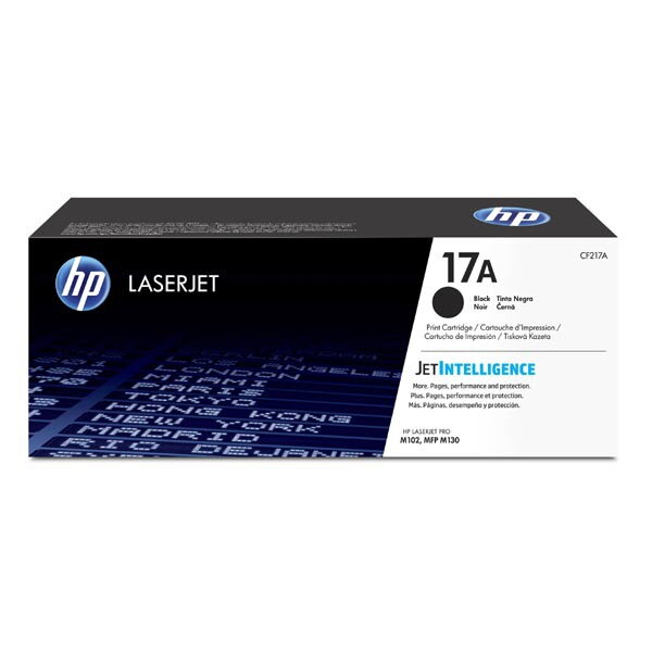 HP originál toner CF217A, black, 1600str., HP 17A, HP LaserJet Pro M102a, M130a, O, čierna