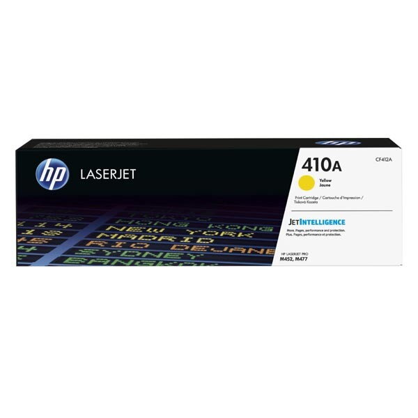 HP originál toner CF412A, yellow, 2300str., HP 410A, HP LJ Pro M452, LJ Pro MFP M477, 600g, O, žltá HP originál toner CF412A, yellow, 2300str., HP 410A, HP LJ Pro M452, LJ Pro MFP M477, 600g, O, žltá