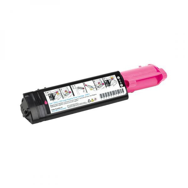 Dell originál toner 593-10065, magenta, 2000str., M6935, Dell 3000CN, 3100CN, O, purpurová Dell originál toner 593-10065, magenta, 2000str., M6935, Dell 3000CN, 3100CN, O, purpurová
