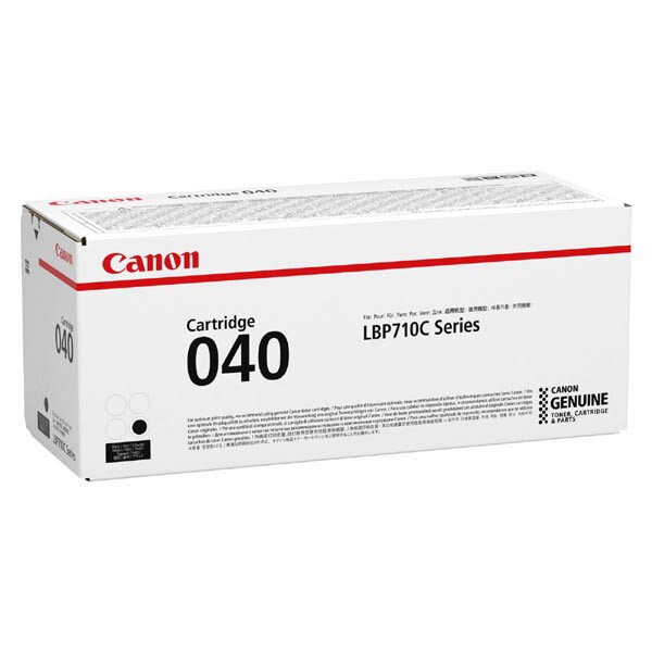 Canon originál toner 040 Bk, black, 6300str., 0460C001, Canon imageCLASS LBP712Cdn,i-SENSYS LBP710Cx, LBP712Cx, O, čierna