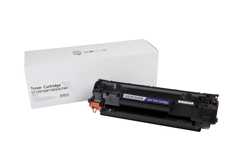 HP kompatibilná tonerová náplň CE278A, 3500B002, 3483B002, CRG728, CRG726, 2100 listov (Orink white box), čierna HP kompatibilná tonerová náplň CE278A, 3500B002, 3483B002, CRG728, CRG726, 2100 listov (Orink white box), čierna