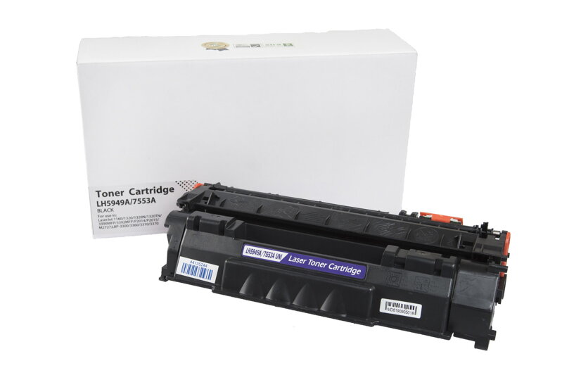 HP kompatibilná tonerová náplň Q5949A / Q7553A, 0266B002,  1975B002,  CRG708,  CRG715, 3000 listov (Orink white box), čierna
