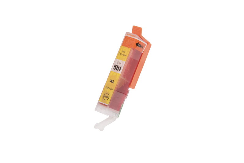 Canon kompatibilná atramentová náplň 6446B001, CLI551Y XL, 12ml (Orink bulk), žltá Canon kompatibilná atramentová náplň 6446B001, CLI551Y XL, 12ml (Orink bulk), žltá