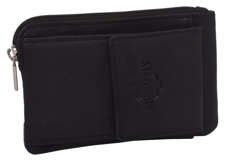 Kožená kľúčenka MERCUCIO čierna 2511496