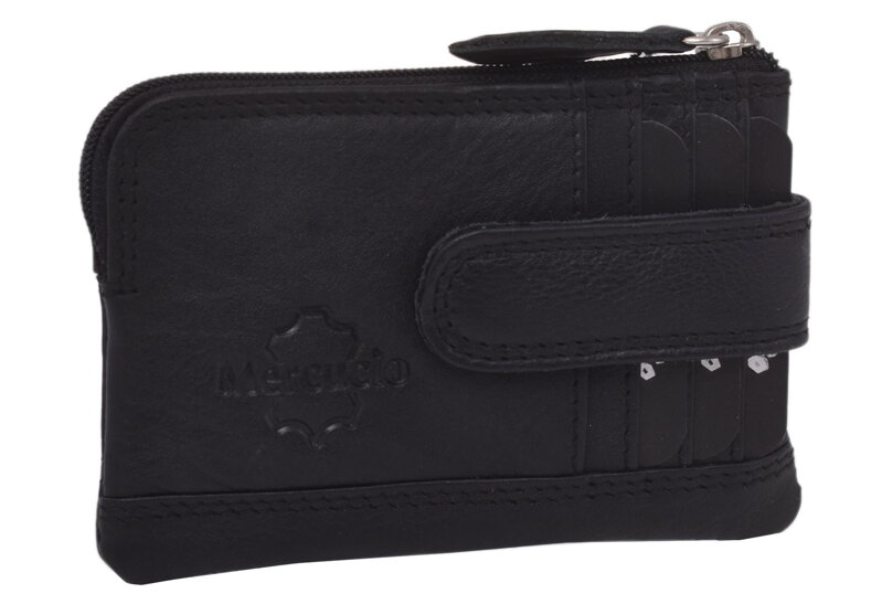 Kožená kľúčenka MERCUCIO čierna 2511497