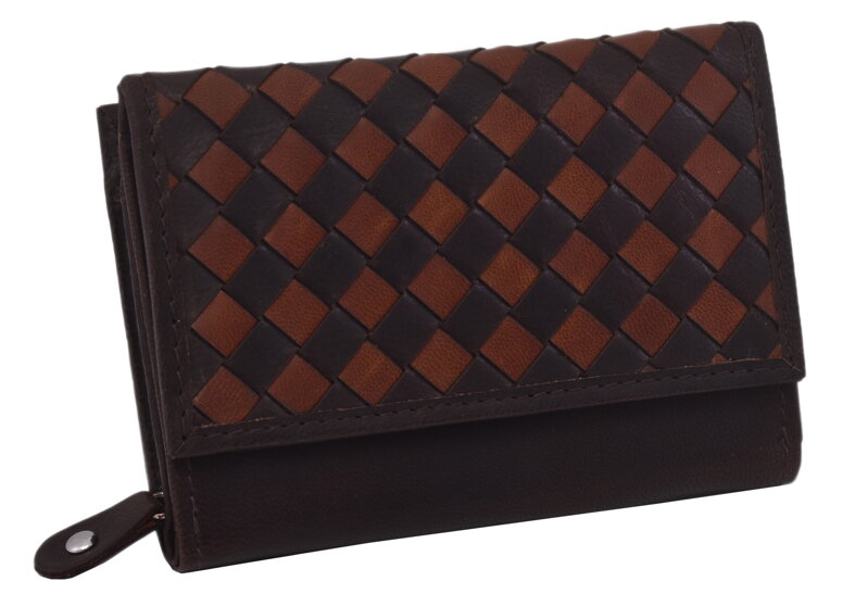 Peňaženka z pravej kože MERCUCIO hnedá 3911823